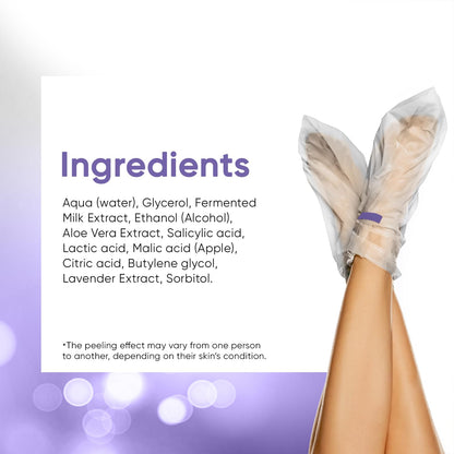 Lumenne Silky Feet Peeling Mask — Lavender